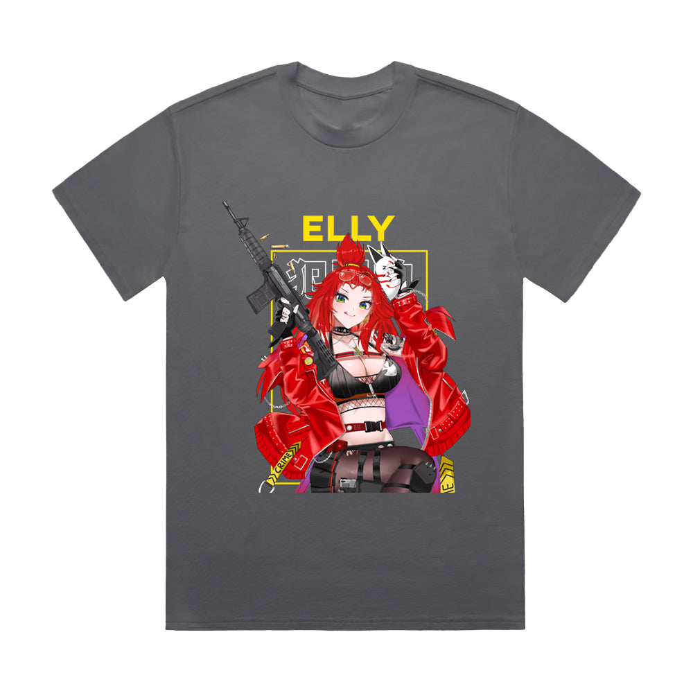 Elly Bullet Fire T-Shirt(Gray)