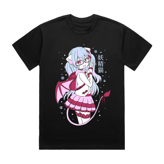 ShimoHisae Fairy Neko (Glasses) T-Shirt
