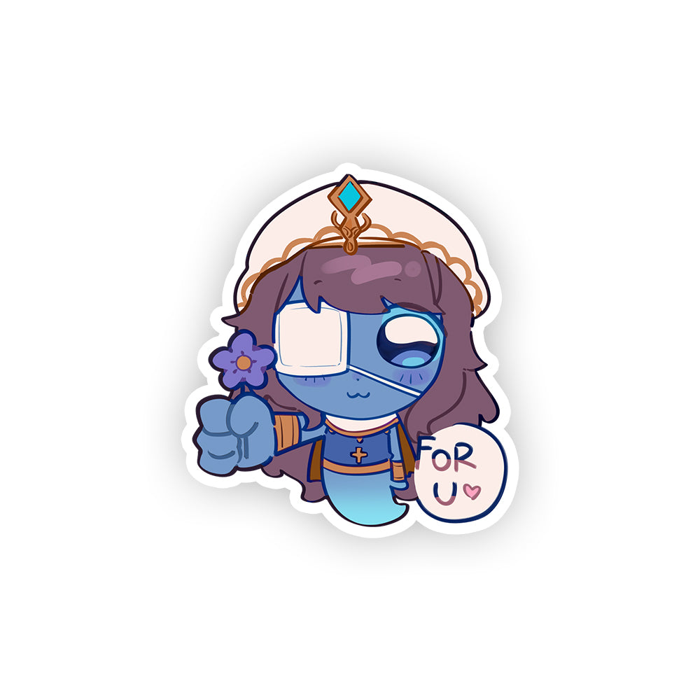 Takkundr "For U" Sticker