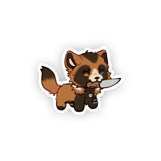 TanuKiyomi "Ki Knife" Sticker