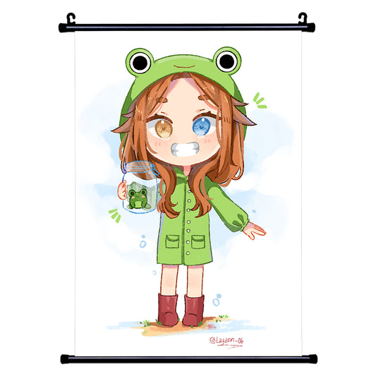 TanuKiyomi "Froggy" Wall Scroll