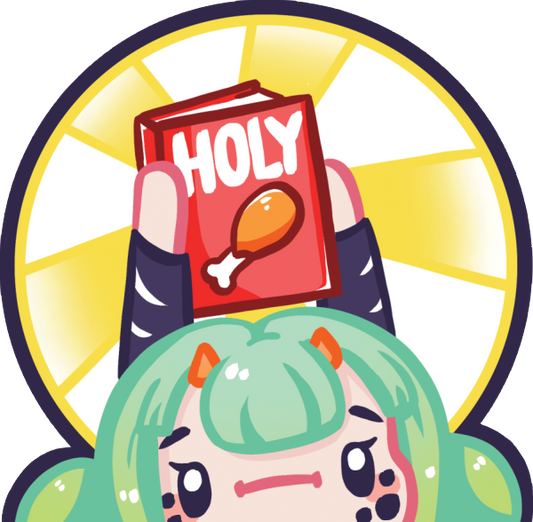 TaraRaizu Praise the Thigh Keychain