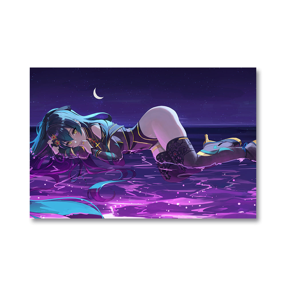 Tenebria Rose Midnight Poster