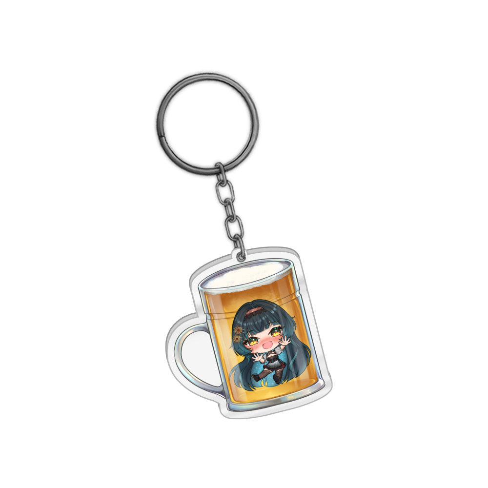 Tenebria Rose "Big Mug" Keychain