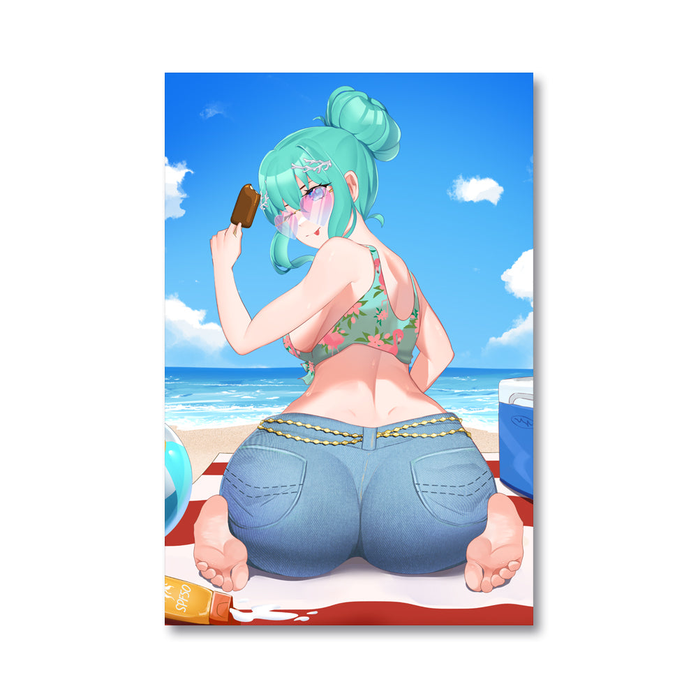 TheCrumbleOfSociety "Tropical Holiday" Poster