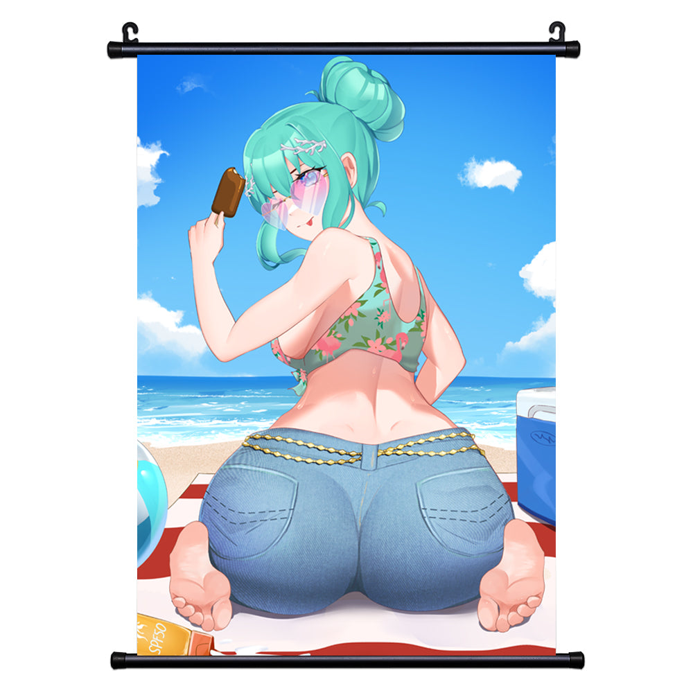 TheCrumbleOfSociety "Tropical Holiday" Wall Scroll