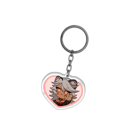 TigressTora "Goth" Keychain