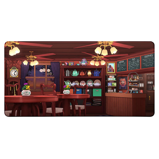 TildaTea Cozy Cafe XXL Mousepad