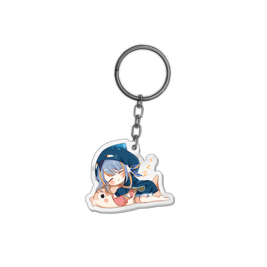 Fuyumi Toba Sleeping Keychain
