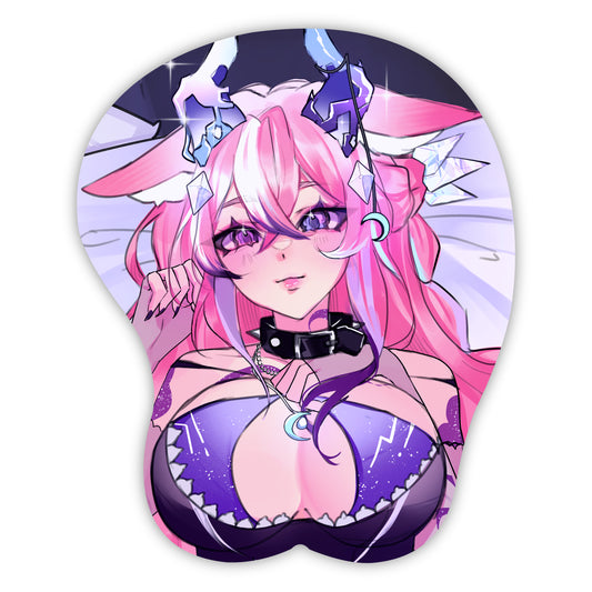 Tonyopon "Oni Fox Embrace" 3D Mousepad