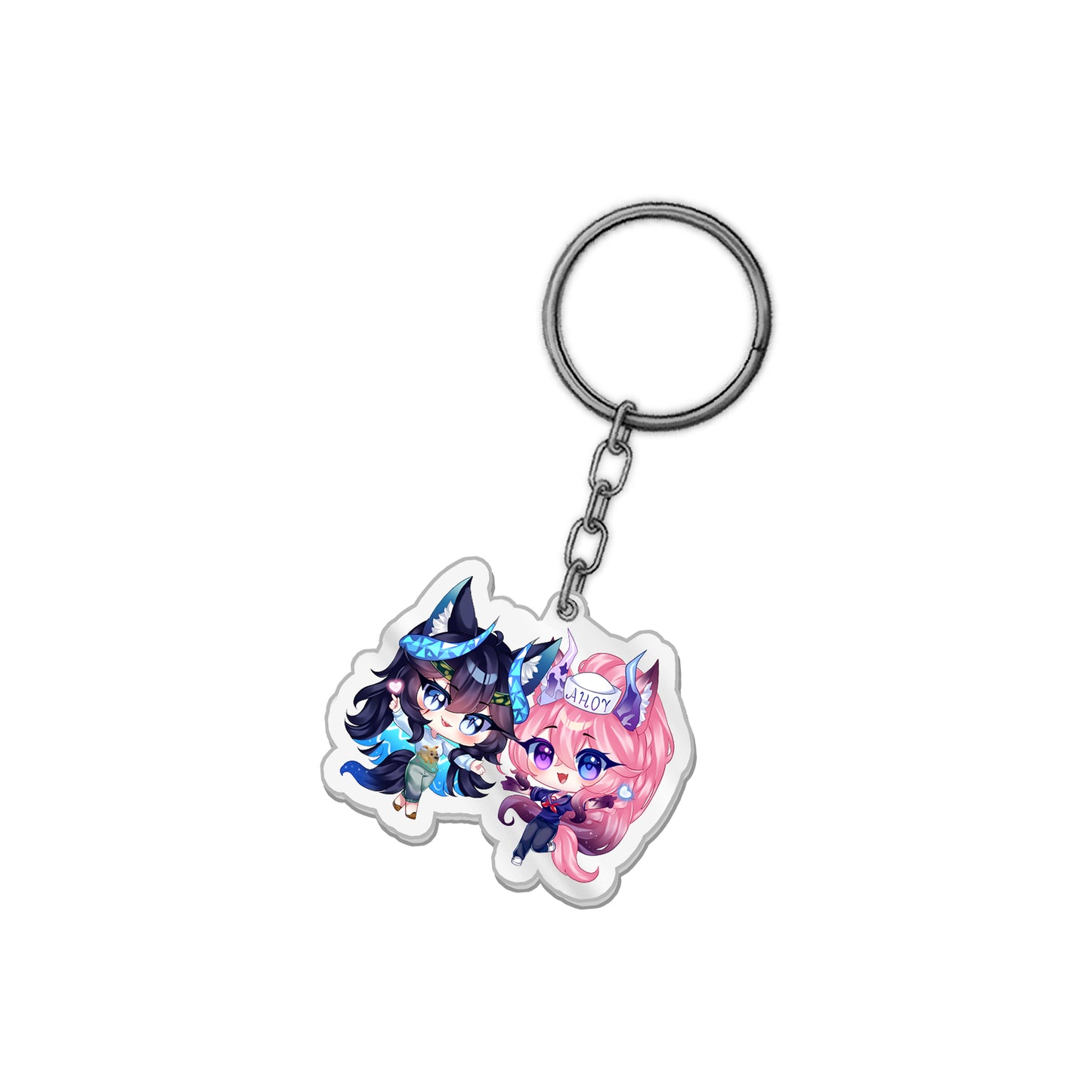 Tonyopon "Cozy & Crewmate" Keychain