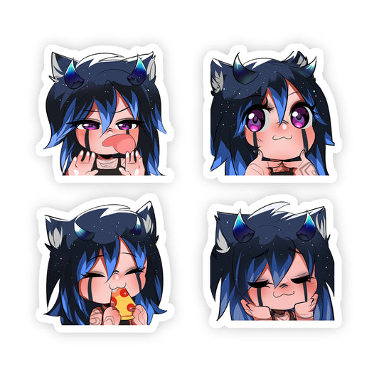 TSUKIVR "Emote" Sticker Pack