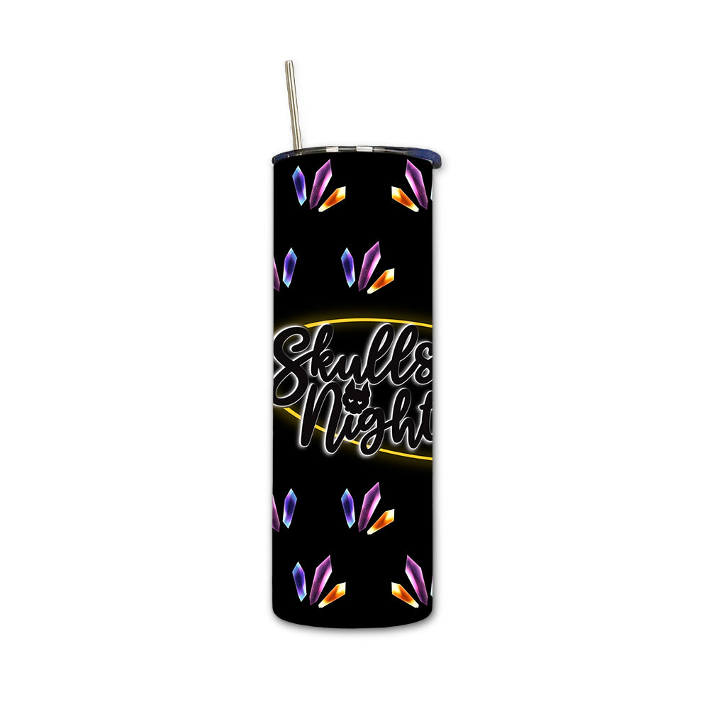 SkullsNightShade Crystal Power Tumbler