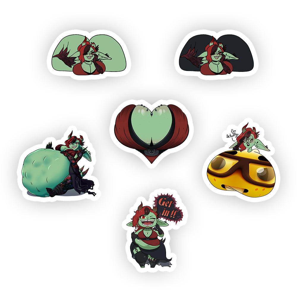 TwixeGobbo "Lewd" Sticker Pack