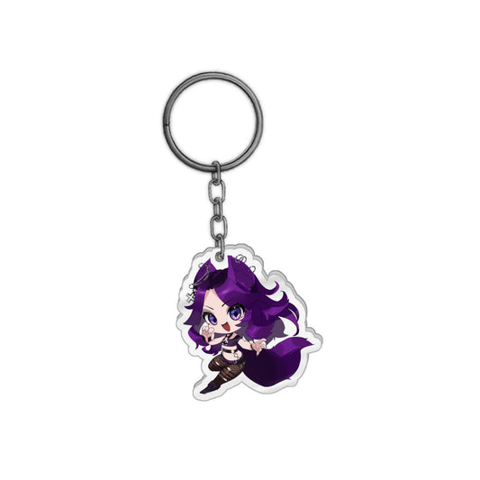 UrLocalWolfGirl Chibi Keychain