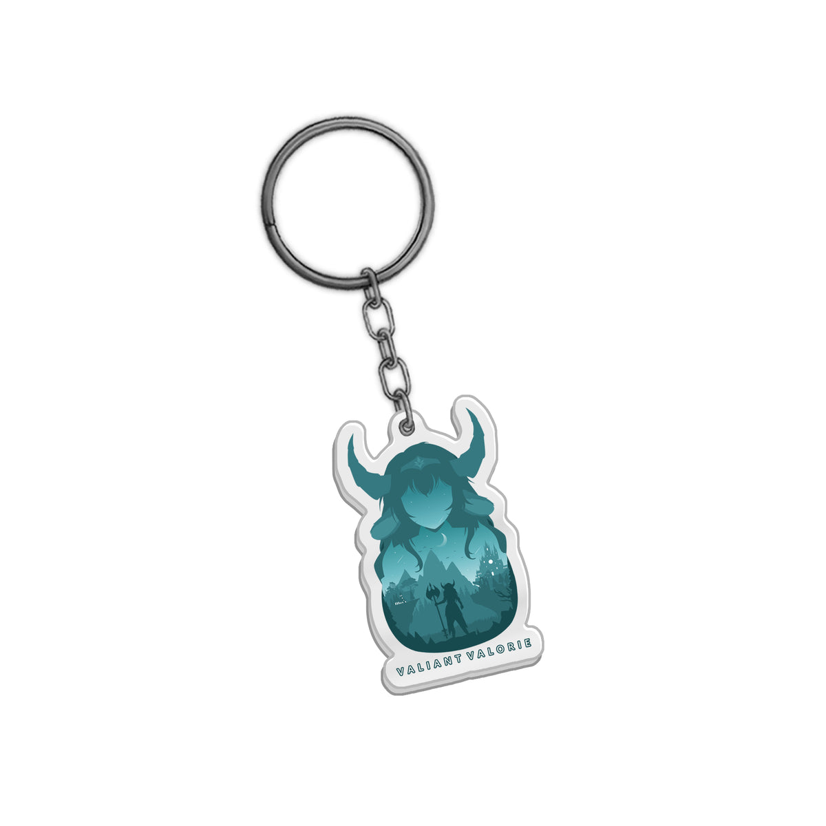 ValiantValorie Silhouette Keychain