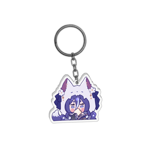 Vampy Toast Keychain