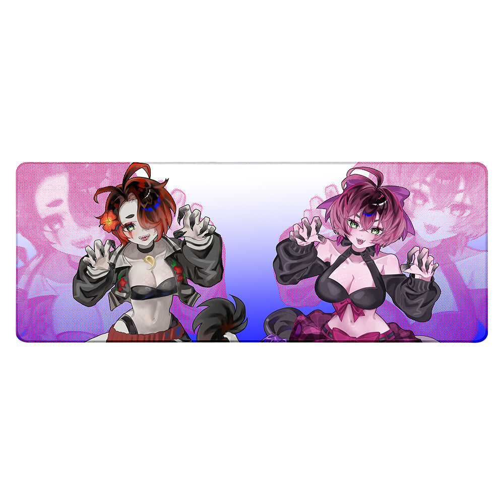 VelocirapTwins "Raptor Roar!" XL Mousepad