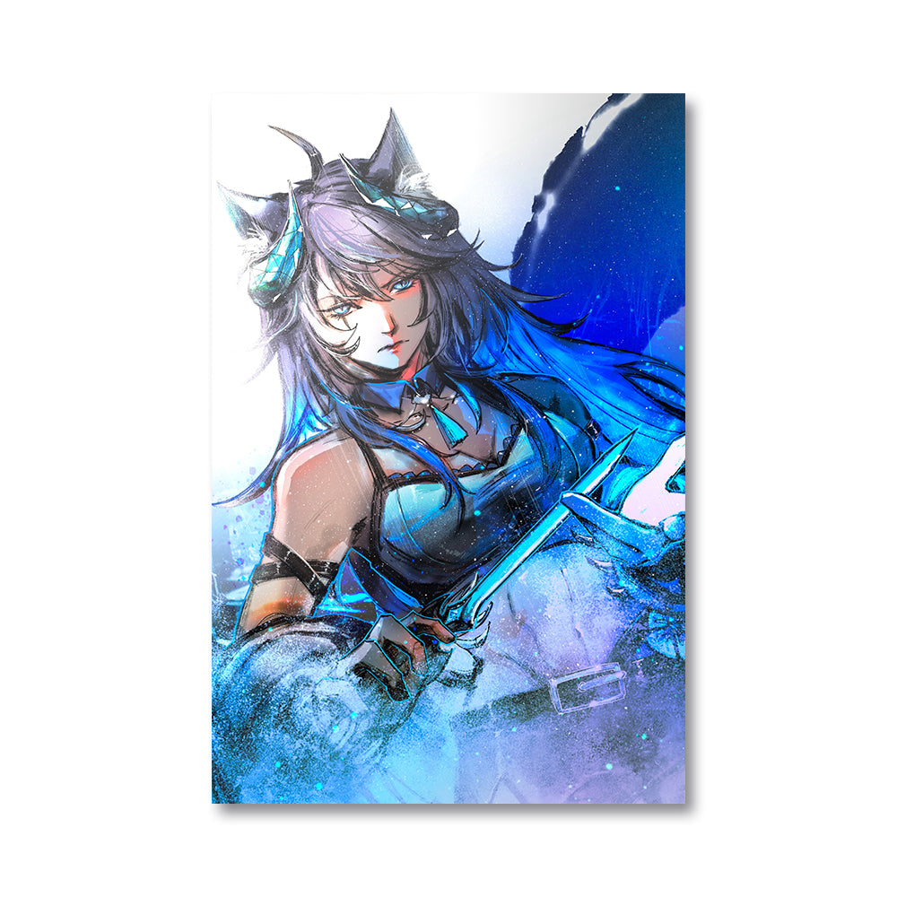 VitaniAsteria "Twilight Dragonwolf" Poster