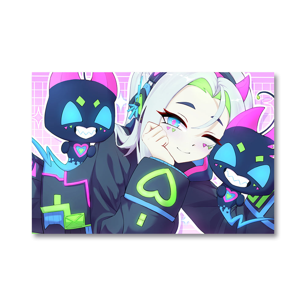 ViviTheVirus "Love Bytes" Poster