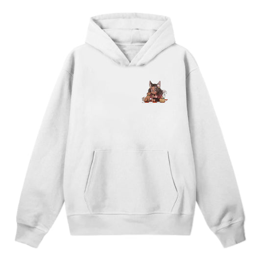 JoannaBeans Friendly Picnic Hoodie(White)