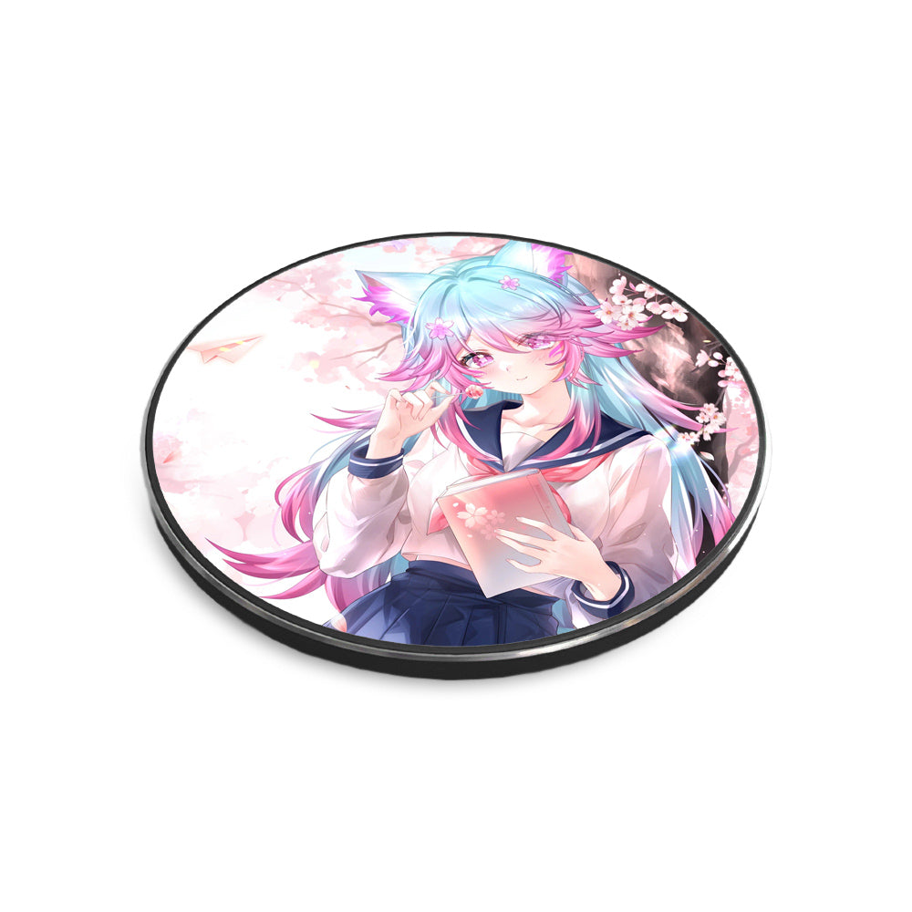 AkumaMikoVT Blossoms Wireless Charger