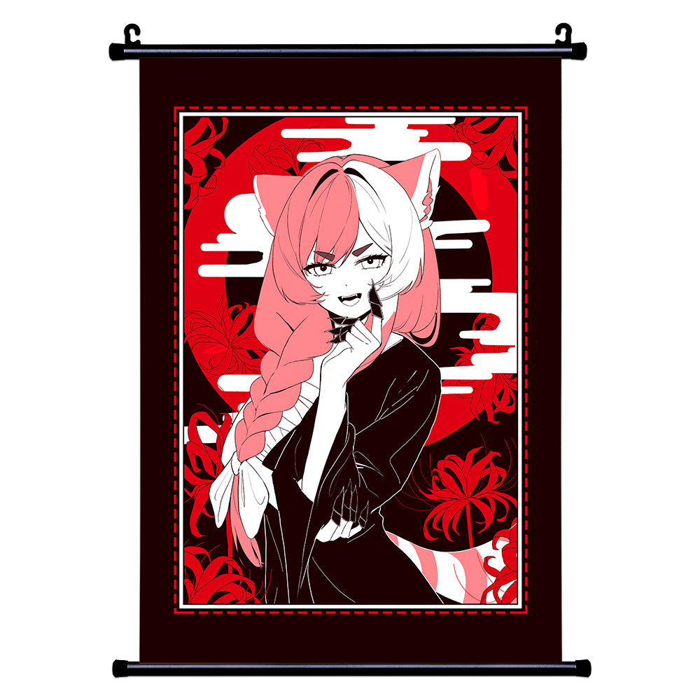 Magica Spider Lily Wall Scroll