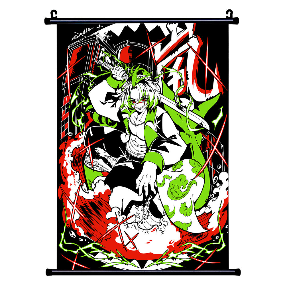 Ken Arashi "Storm Sharkuza Wall Scroll