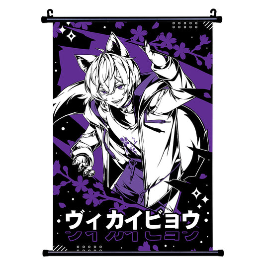 Vee Kaibyō "Phantom Cat" Wall Scroll