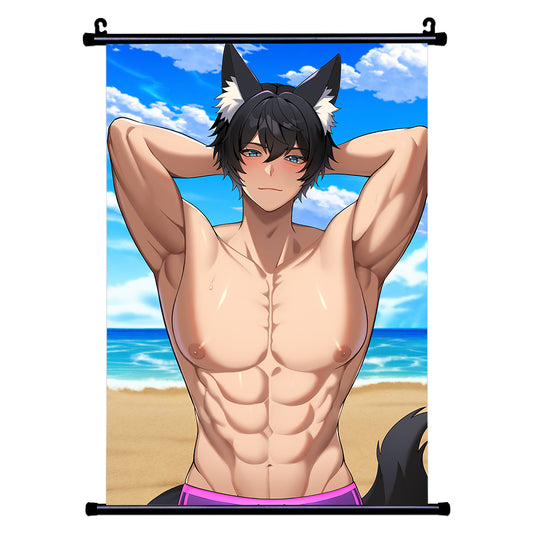 Hei Miyano "Mighty Miyano" Wall Scroll