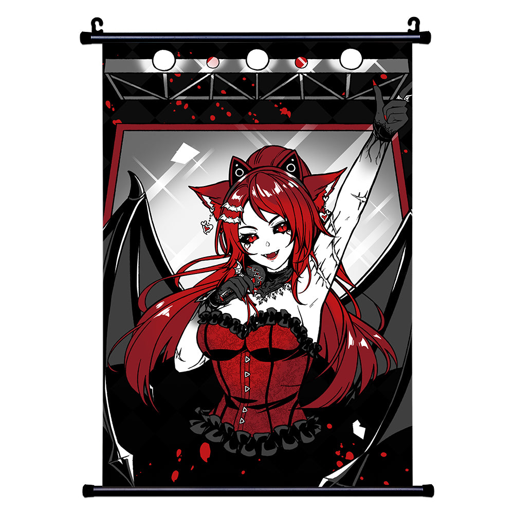 M'iyu Fhey "Vampire Catgirl DJ" Wall Scroll