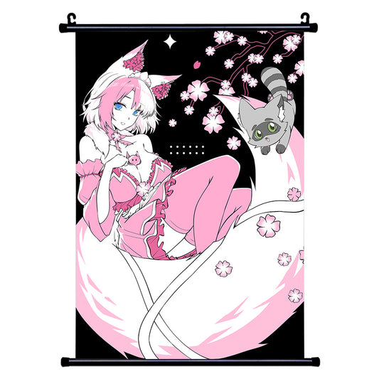 Sireniity "Sakura Fox Maid" Wall Scroll