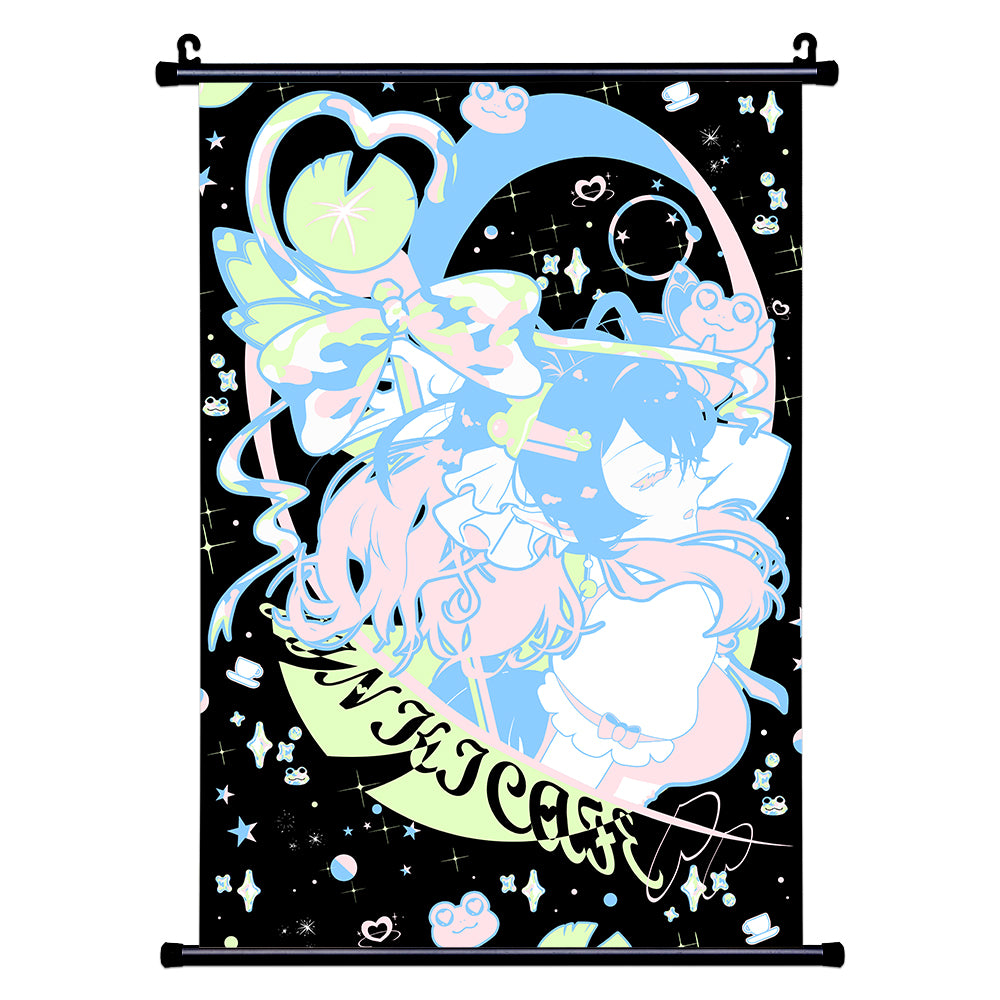 Pinkicafe "Frog, Maid, Magical Girl" Wall Scroll