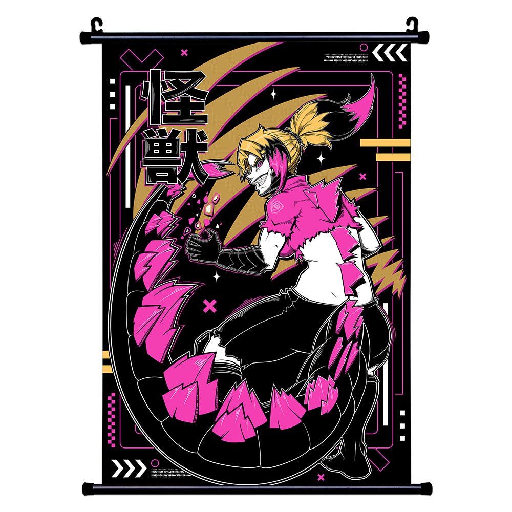AmyZillaVT "Blonde Kaiju" Wall Scroll