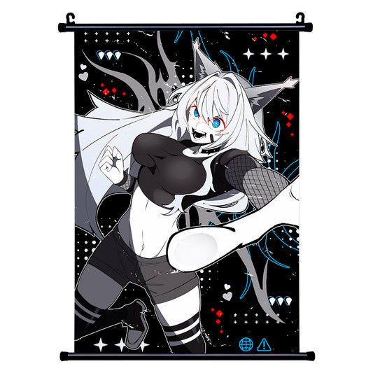 Lusty Lynx "Action Heroine" Wall Scroll