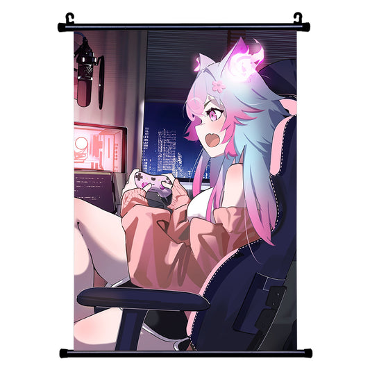 AkumaMikoVT Flashbang GamingWall Scroll