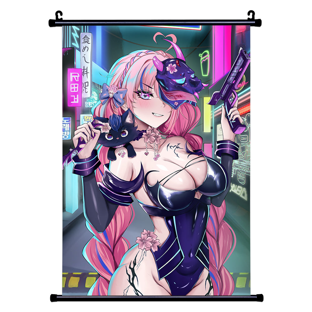 Kimiko_VT CyberCity Wall Scroll