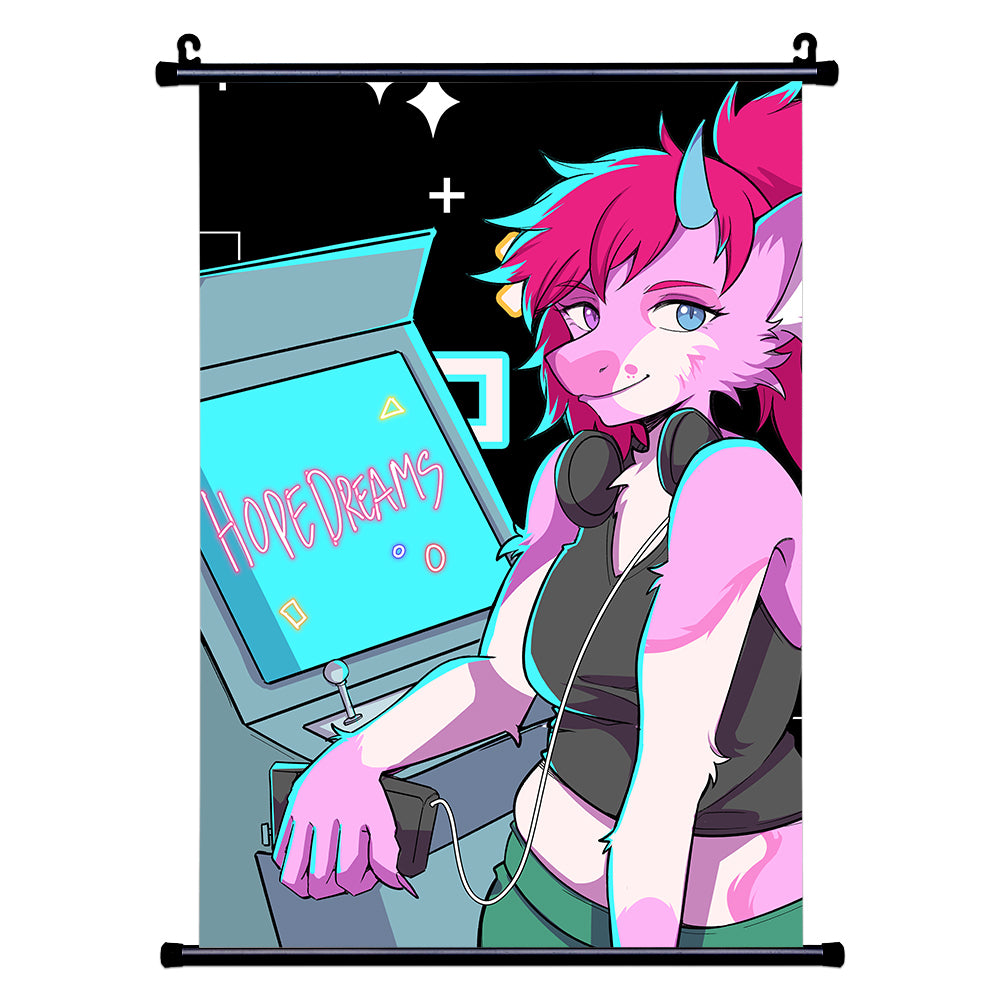 HopeDreams "Arcade Fever" Wall Scroll