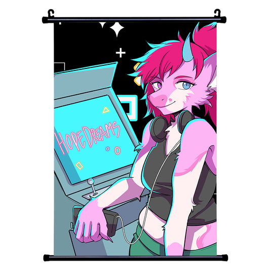 HopeDreams "Arcade Fever" Wall Scroll