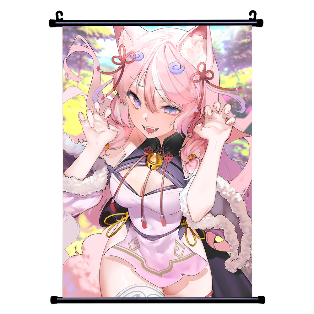 Kyatorin Mischief Wall Scroll