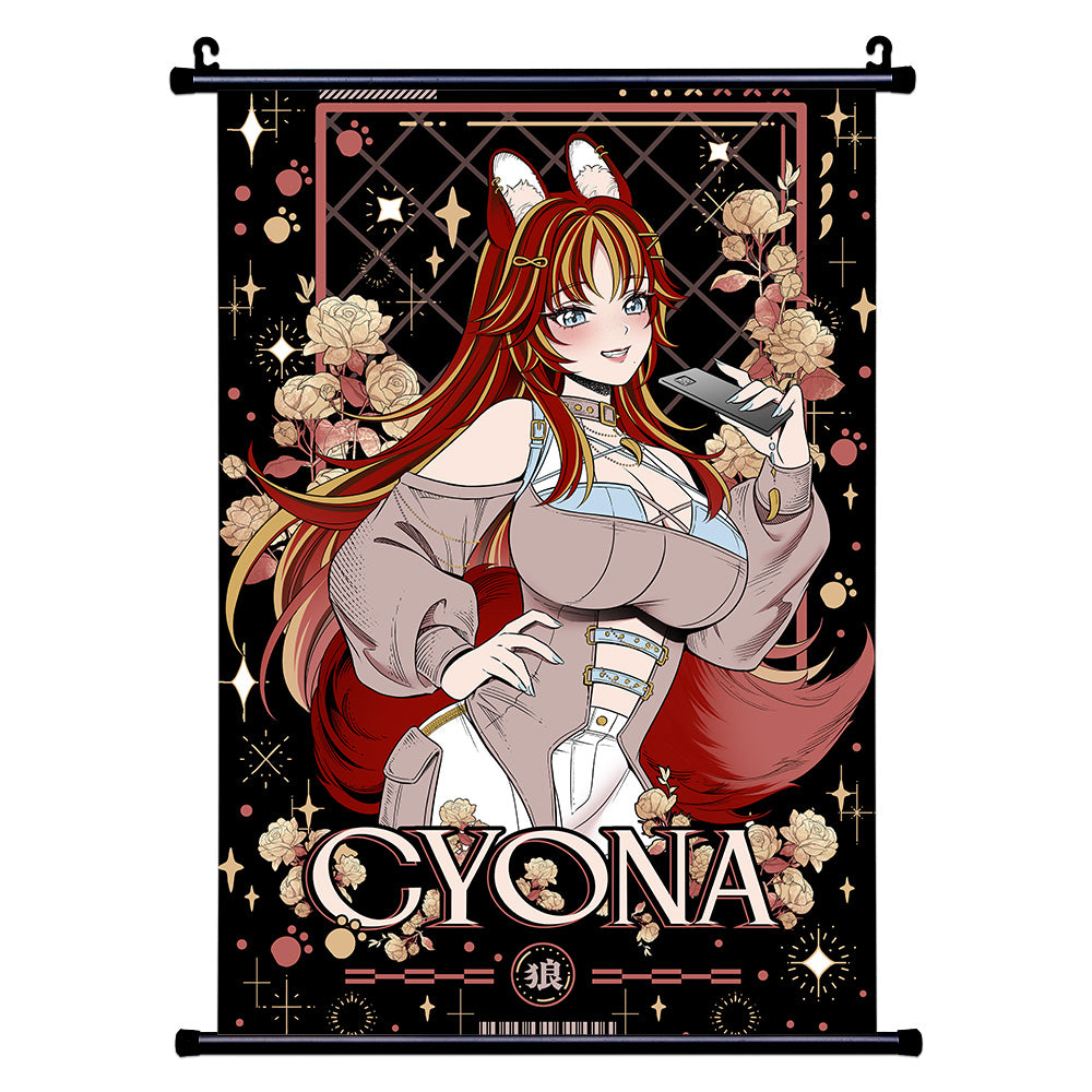 Cyona Wolf  Wall Scroll