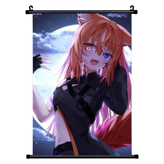 Kaori Lupine Moonlight Wall Scroll