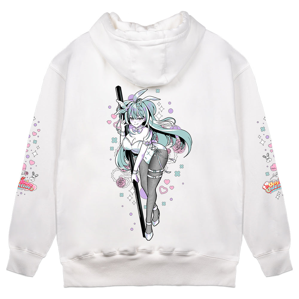 Bluebell.EVE "Very Bunny Valentine's" Hoodie - White