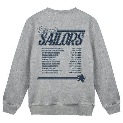 Vioncii Varsity Sailors Crewneck (Heather/Blue)