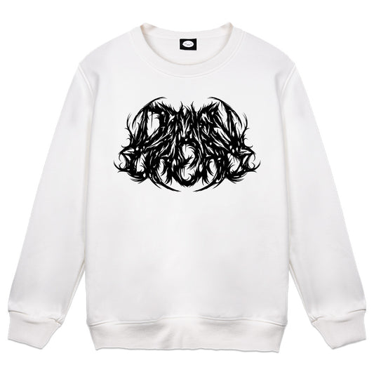 DamienDreadVT Metal White Crewneck