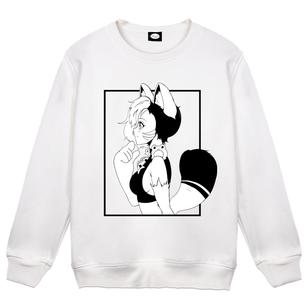 Megaa Liminal White Crewneck