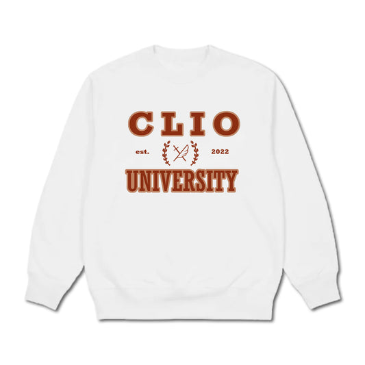 Clio Aite University Crewneck(White)