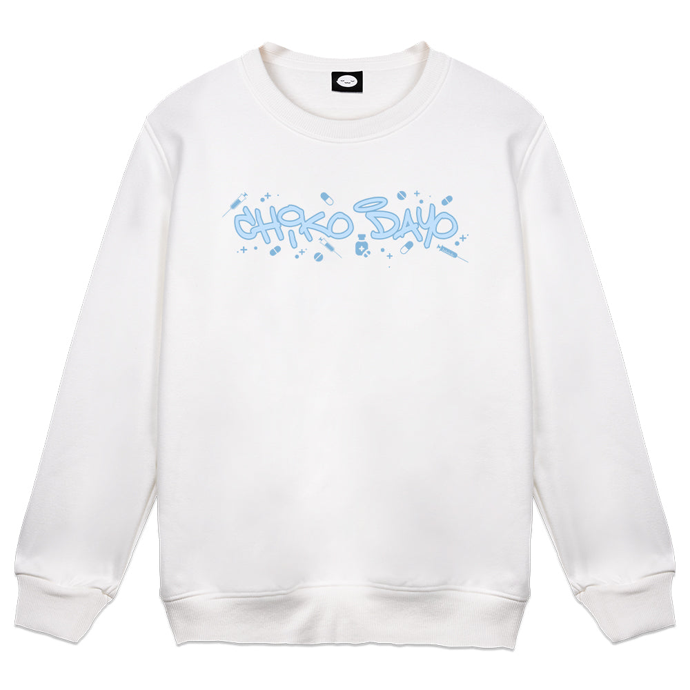 CCHIKO_ CHIKO DAYO Crewneck - White