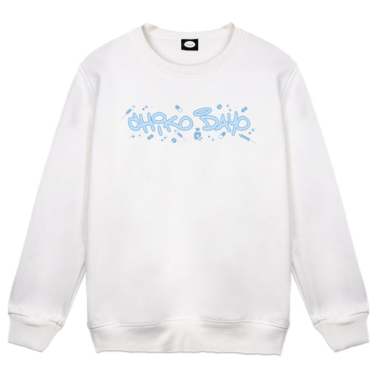 CCHIKO_ CHIKO DAYO Crewneck - White