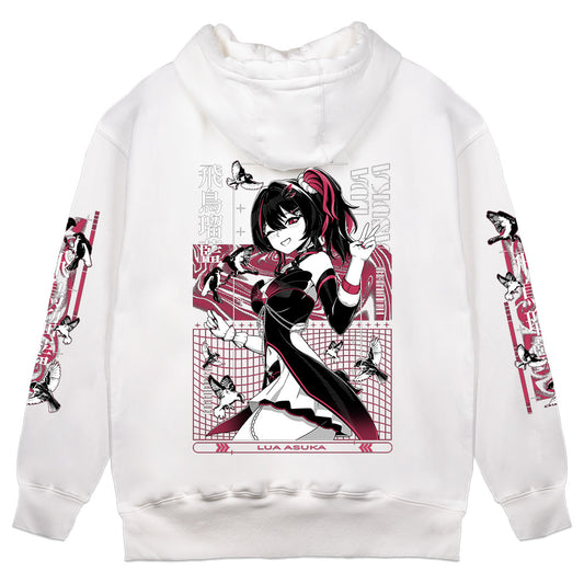 Lua Asuka Songbird White Hoodie